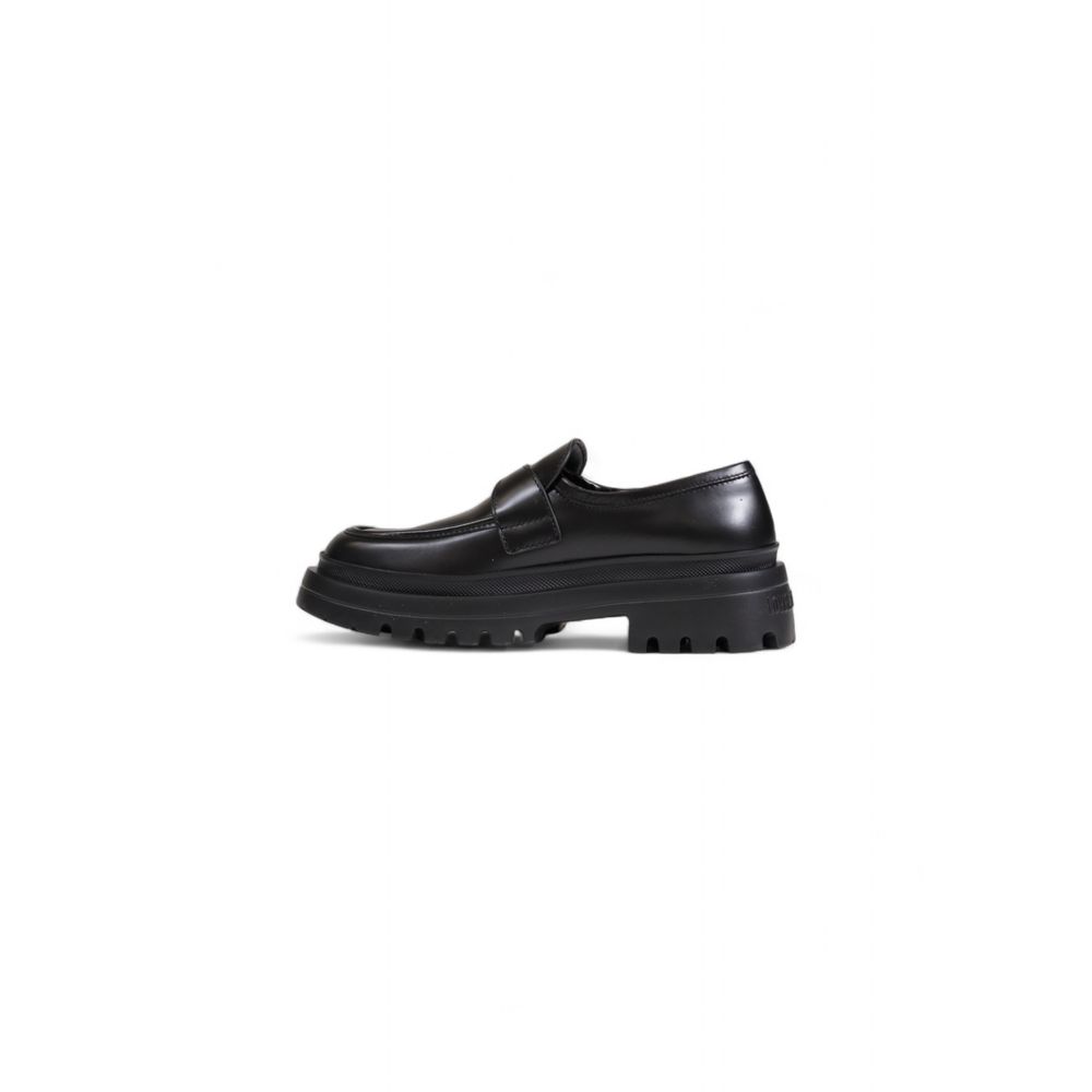 Love Moschino – Flache Schuhe aus Polyethylen in Schwarz