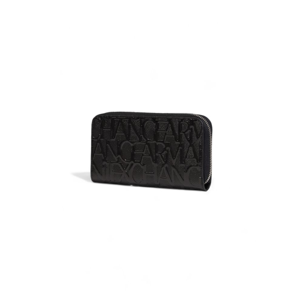 Armani Exchange Schwarze Polyester-Geldbörse