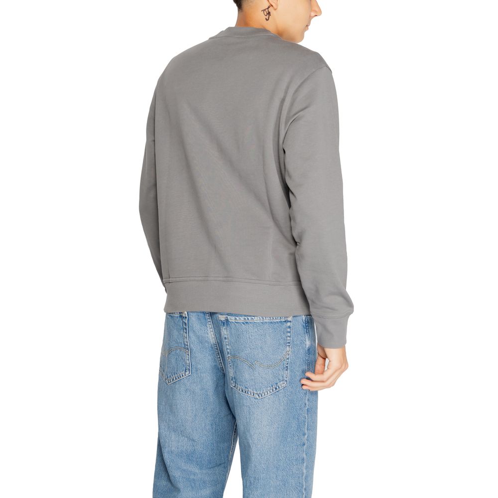 Hugo Boss Graues Baumwoll-Sweatshirt
