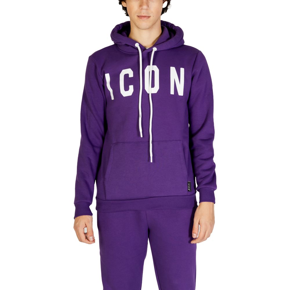 Pulover Icon Purple din bumbac