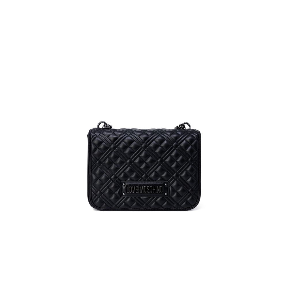 Geantă de mână Love Moschino bicoloră din polietilenă