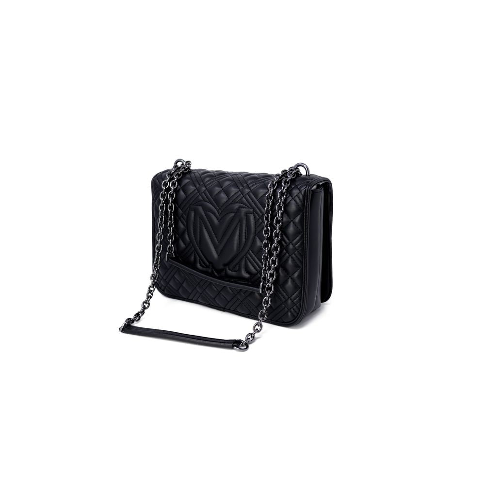 Geantă de mână Love Moschino bicoloră din polietilenă