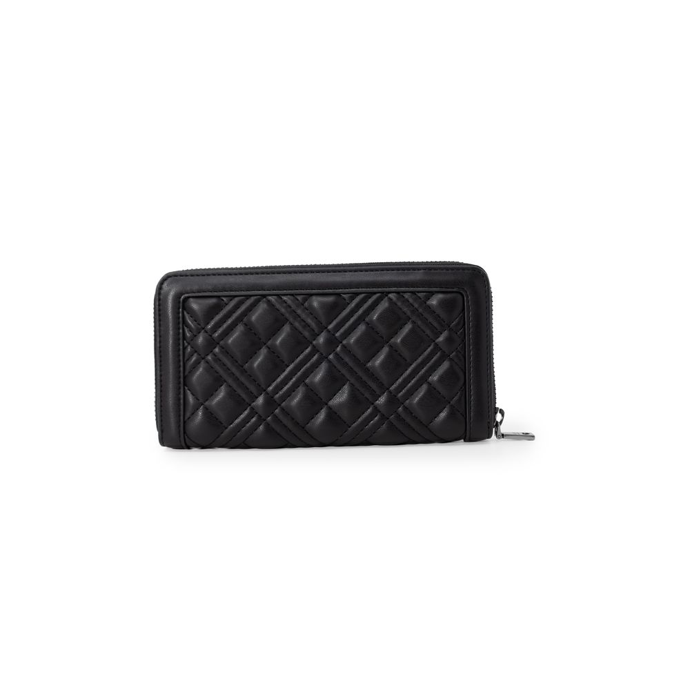 Love Moschino – Schwarze Geldbörse aus Polyethylen