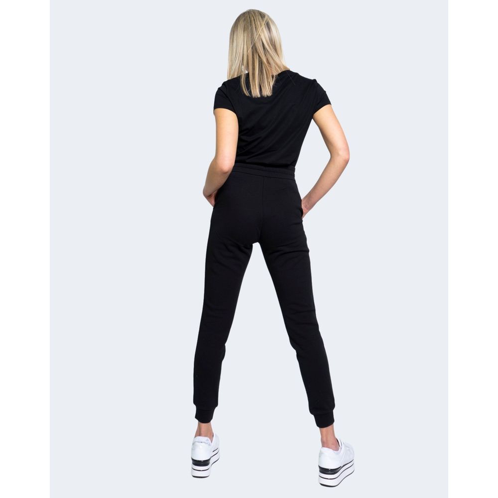 Armani Exchange – Schwarzes Baumwoll-T-Shirt