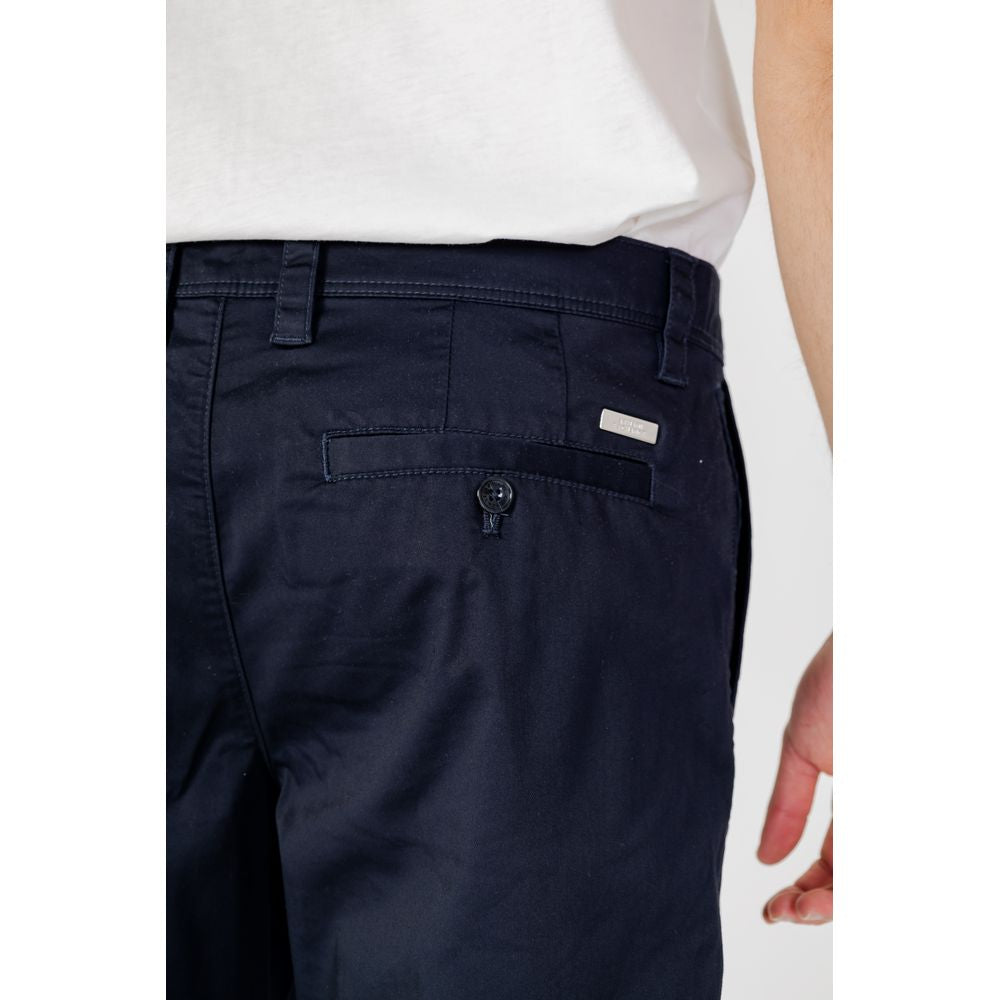 Armani Exchange Bermuda albastră din bumbac