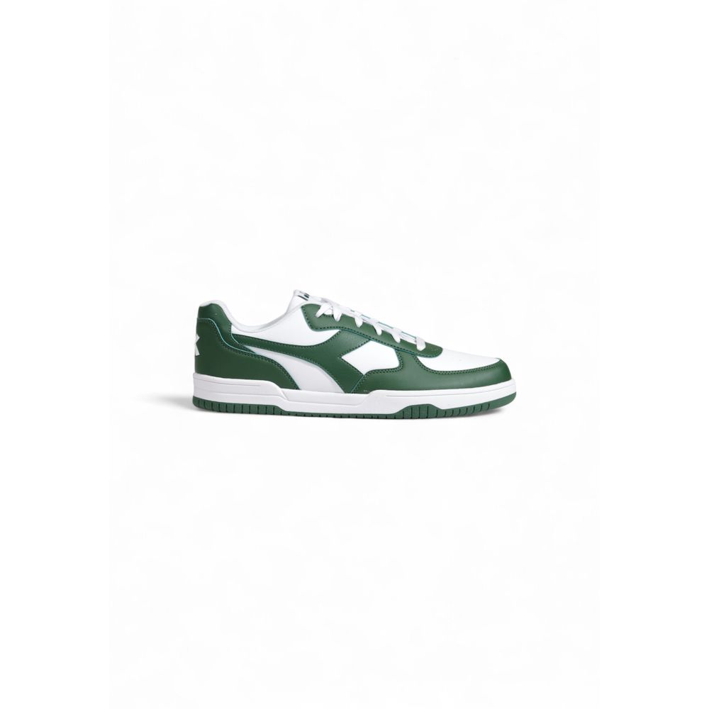 Diadora-Sneaker aus grünem Kunstleder