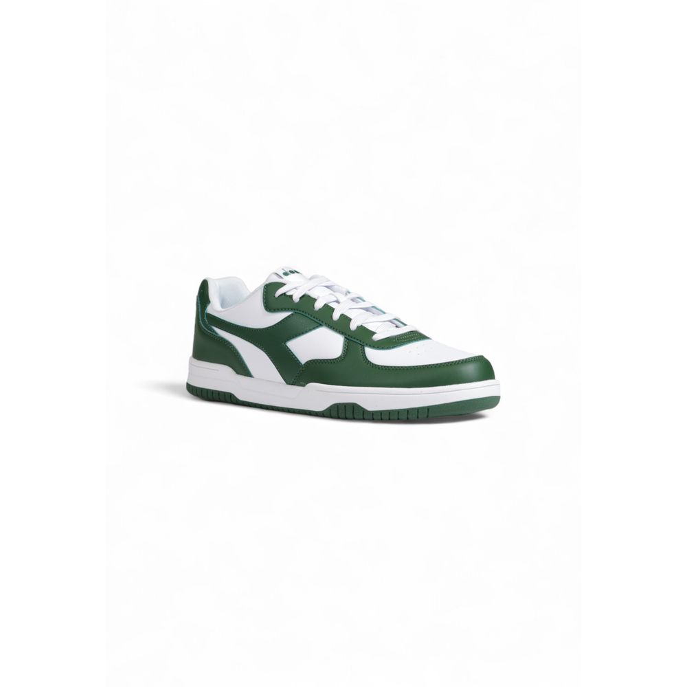 Diadora-Sneaker aus grünem Kunstleder