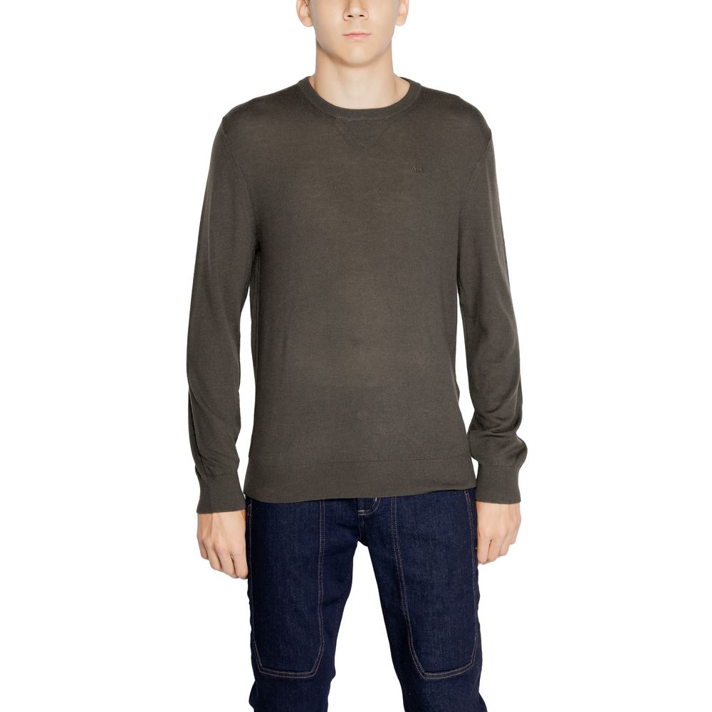 Pulover verde din lână Armani Exchange