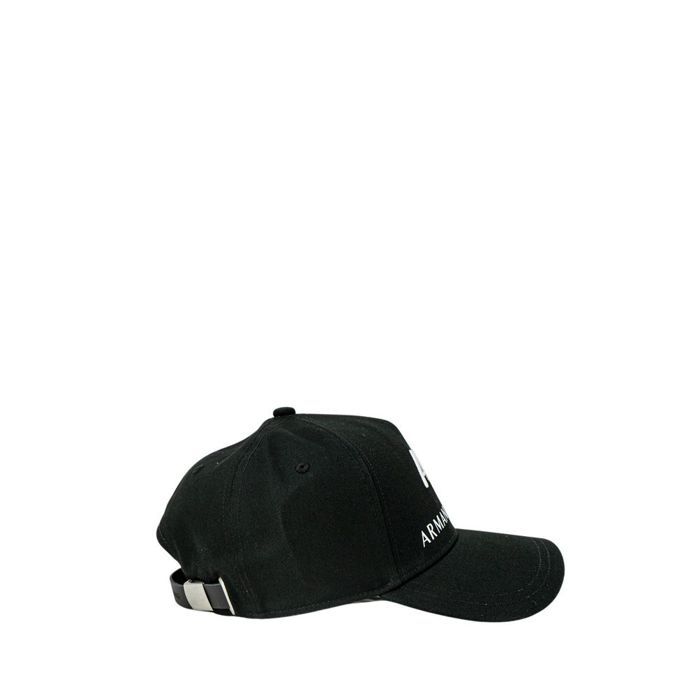 Armani Exchange Schwarze Hüte und Mützen aus Baumwolle