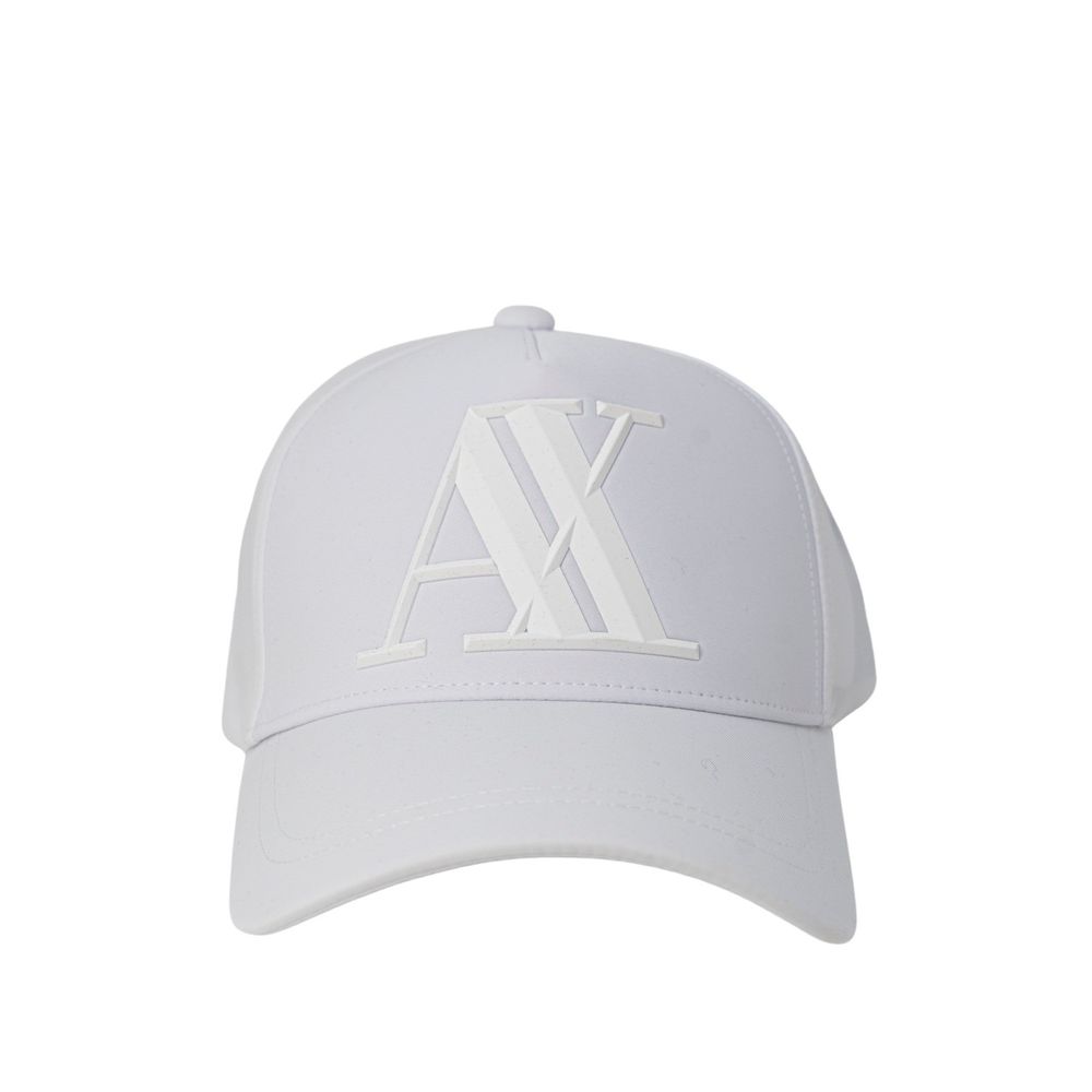 Pălării și șepci Armani Exchange din bumbac alb