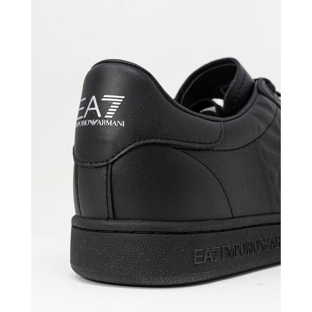 EA7 Emporio Armani – Schwarzer Polyethylen-Sneaker