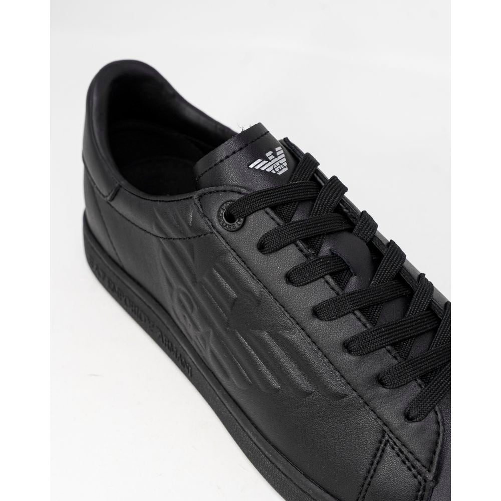 EA7 Emporio Armani – Schwarzer Polyethylen-Sneaker