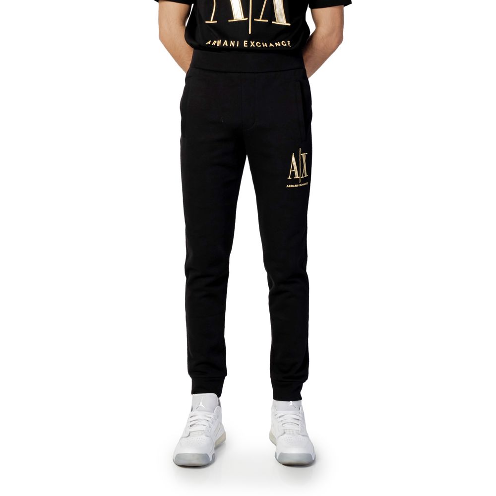 Armani Exchange – Schwarze Jeans und Hose aus Baumwolle