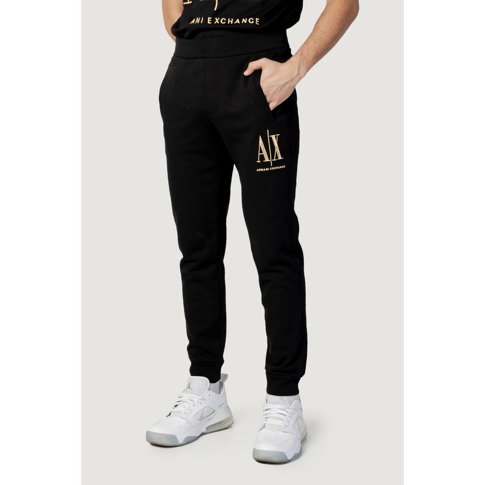 Armani Exchange – Schwarze Jeans und Hose aus Baumwolle