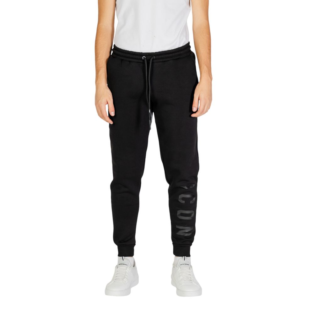 Blugi și pantaloni Icon din bumbac negru