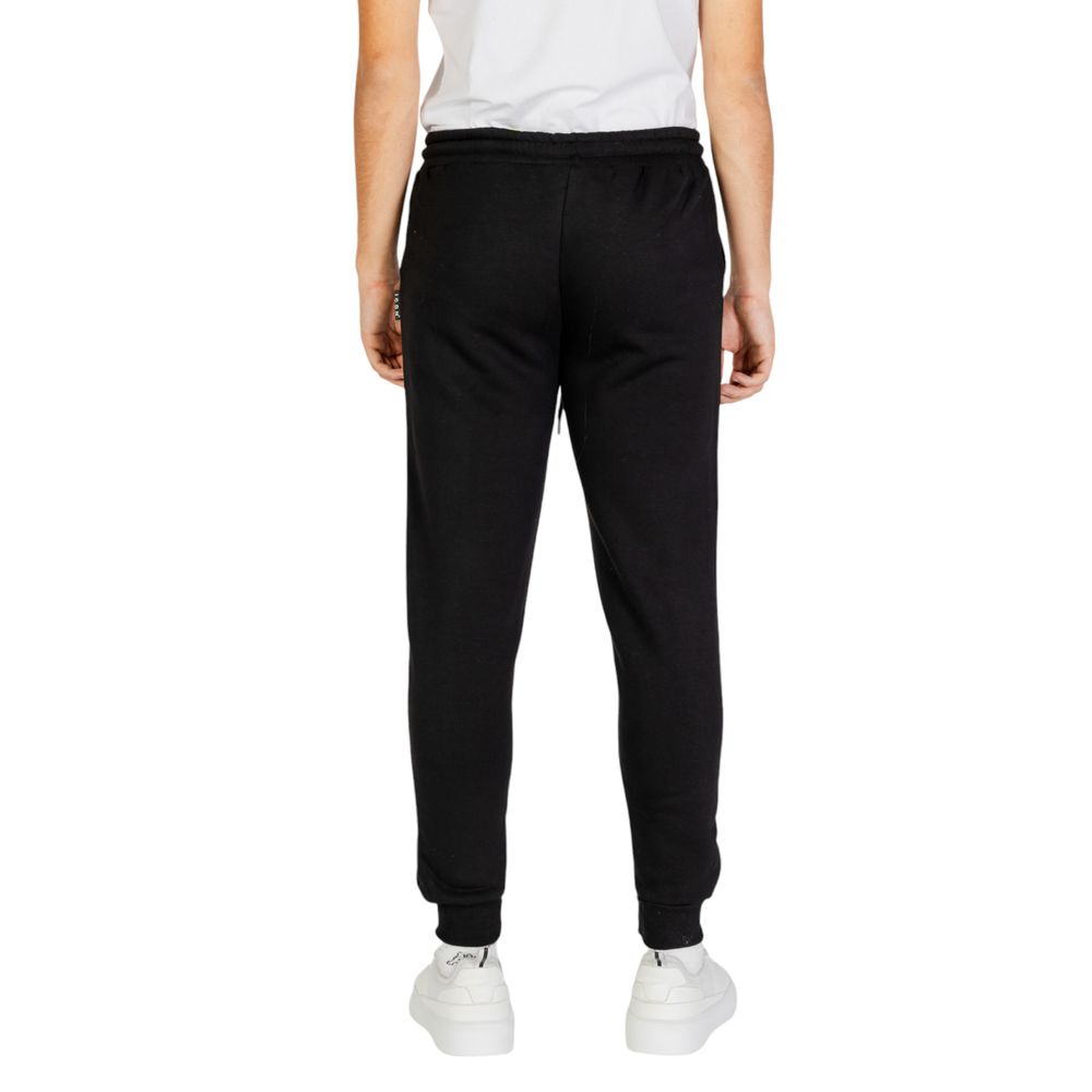 Blugi și pantaloni Icon din bumbac alb-negru