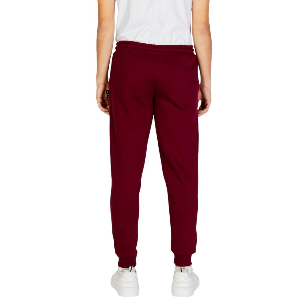 Blugi și pantaloni Icon Bordeaux din bumbac