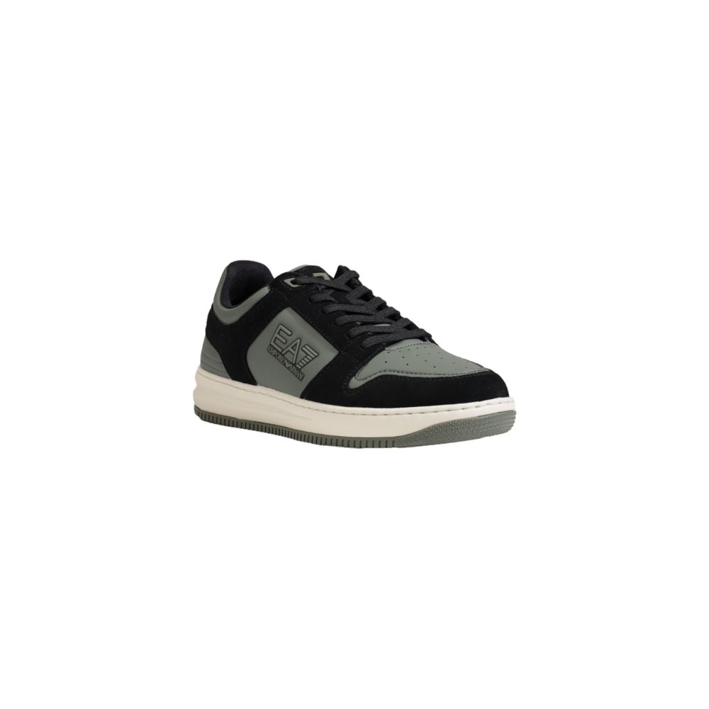 EA7 Emporio Armani – Grüner Polyester-Sneaker