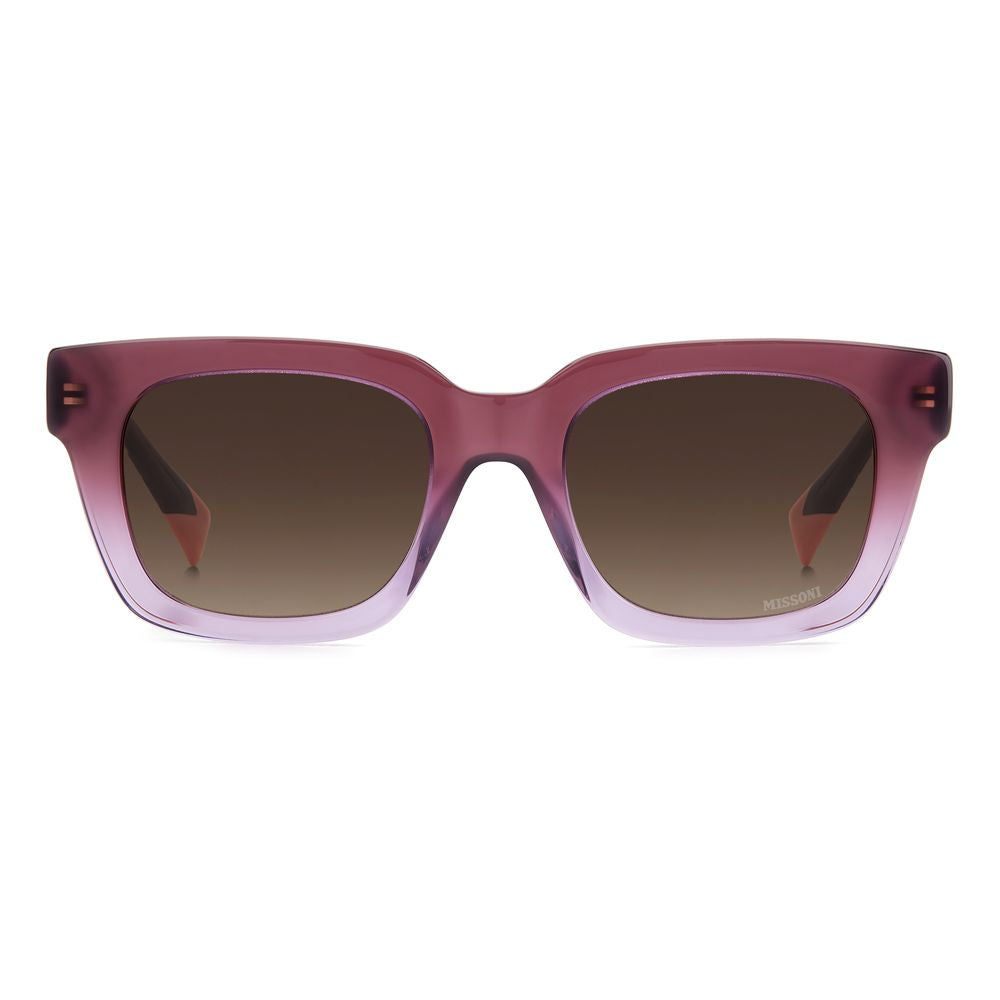 Missoni – Lila Sonnenbrille aus Kalbshaar