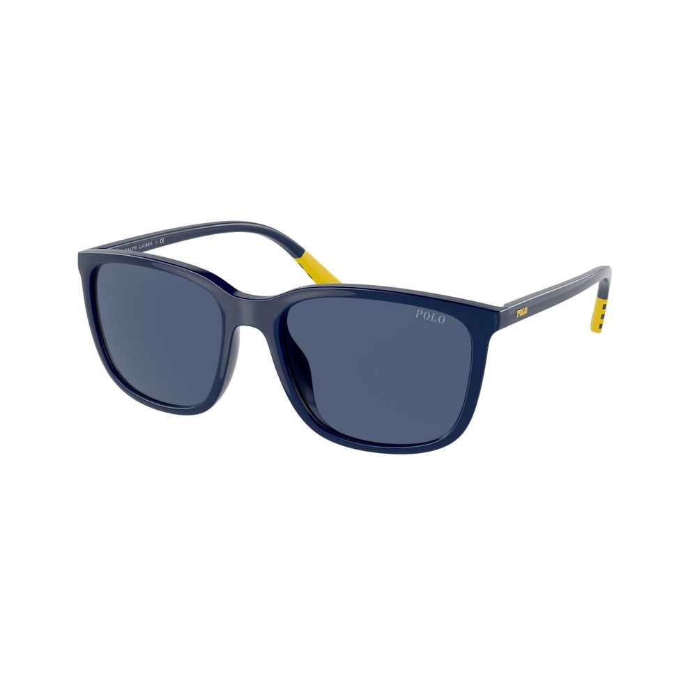 Ochelari de soare Ralph Lauren din acetat albastru
