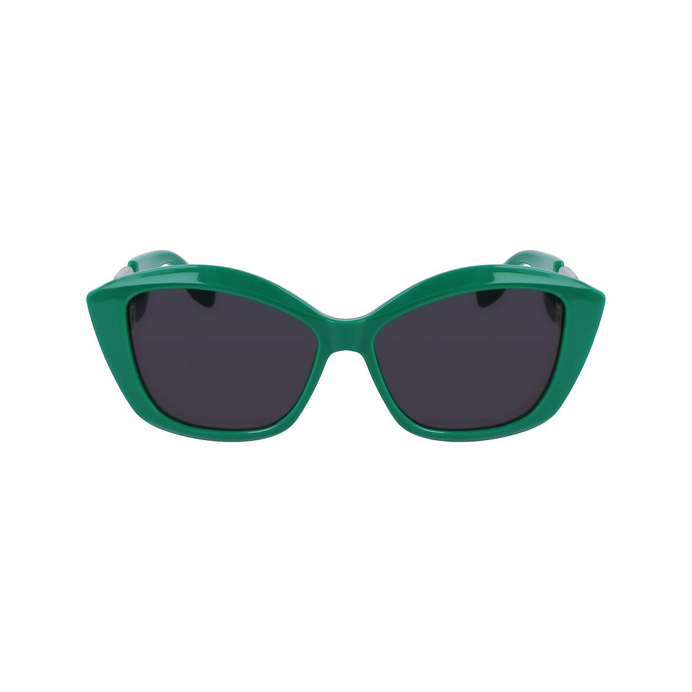 Karl Lagerfeld – Grüne Sonnenbrille mit Spritzguss