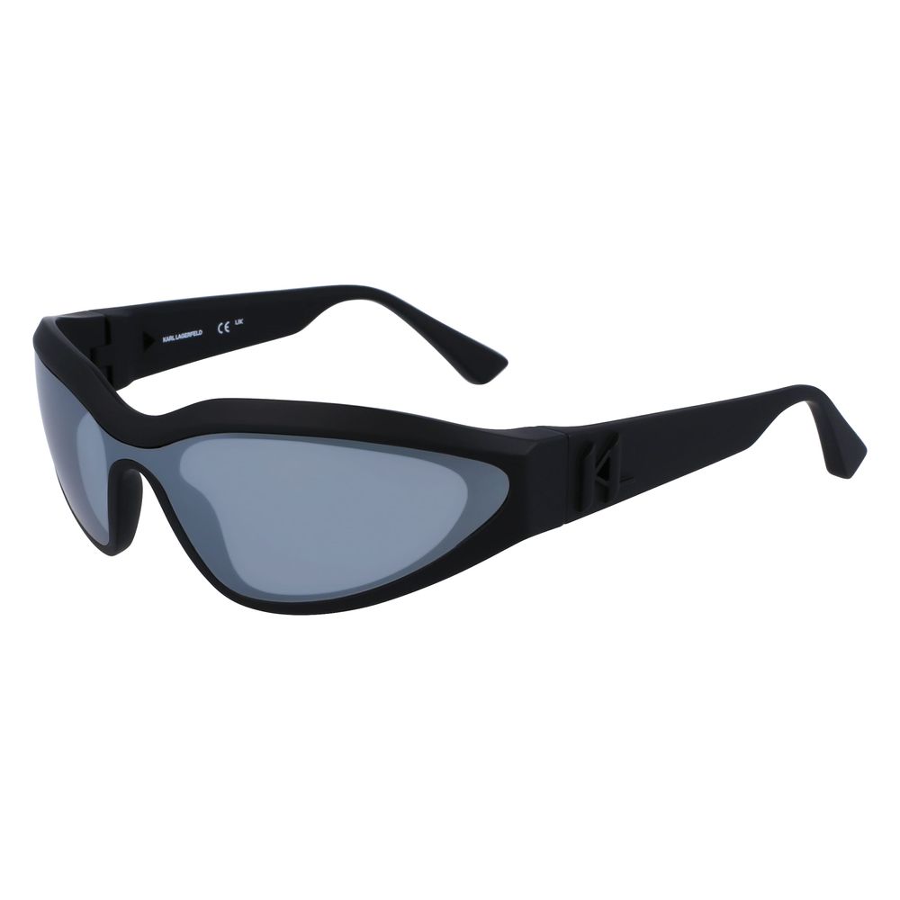 Karl Lagerfeld – Schwarze Sonnenbrille mit Spritzguss
