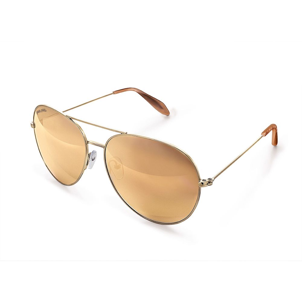 Folli Follie Sonnenbrille aus goldenem Metall