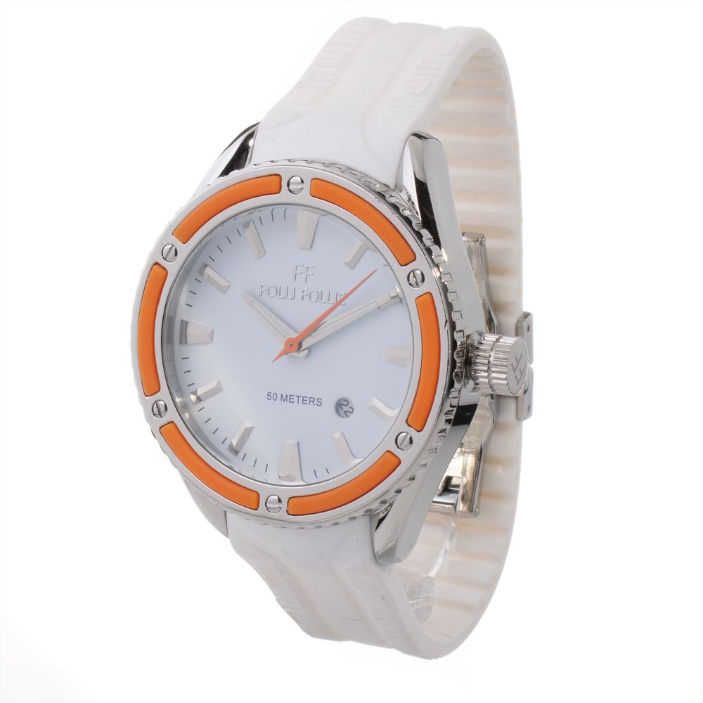 Folli Follie Weiße Silikonuhr