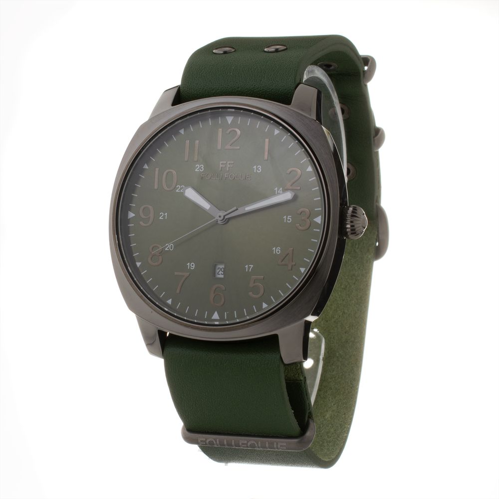 Ceas din piele verde Folli Follie