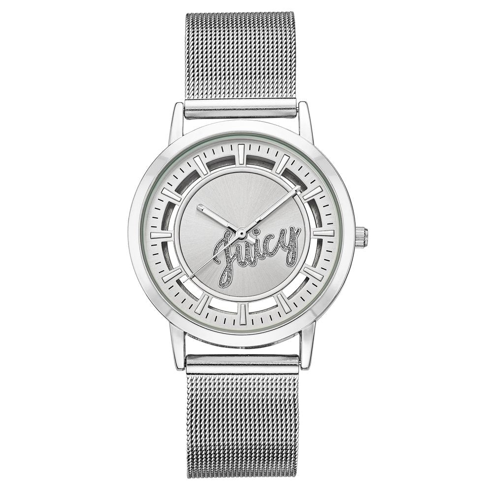 Ceas Juicy Couture din oțel inoxidabil argintiu