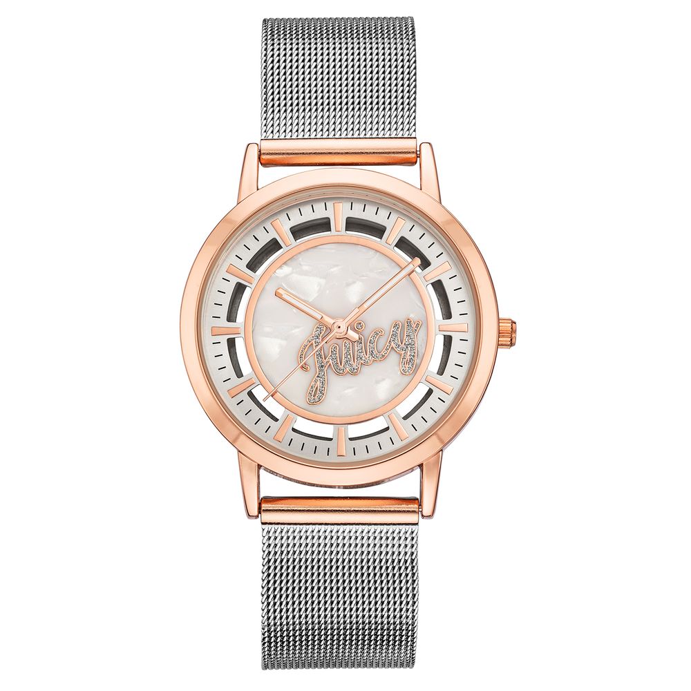 Ceas Juicy Couture din oțel inoxidabil argintiu