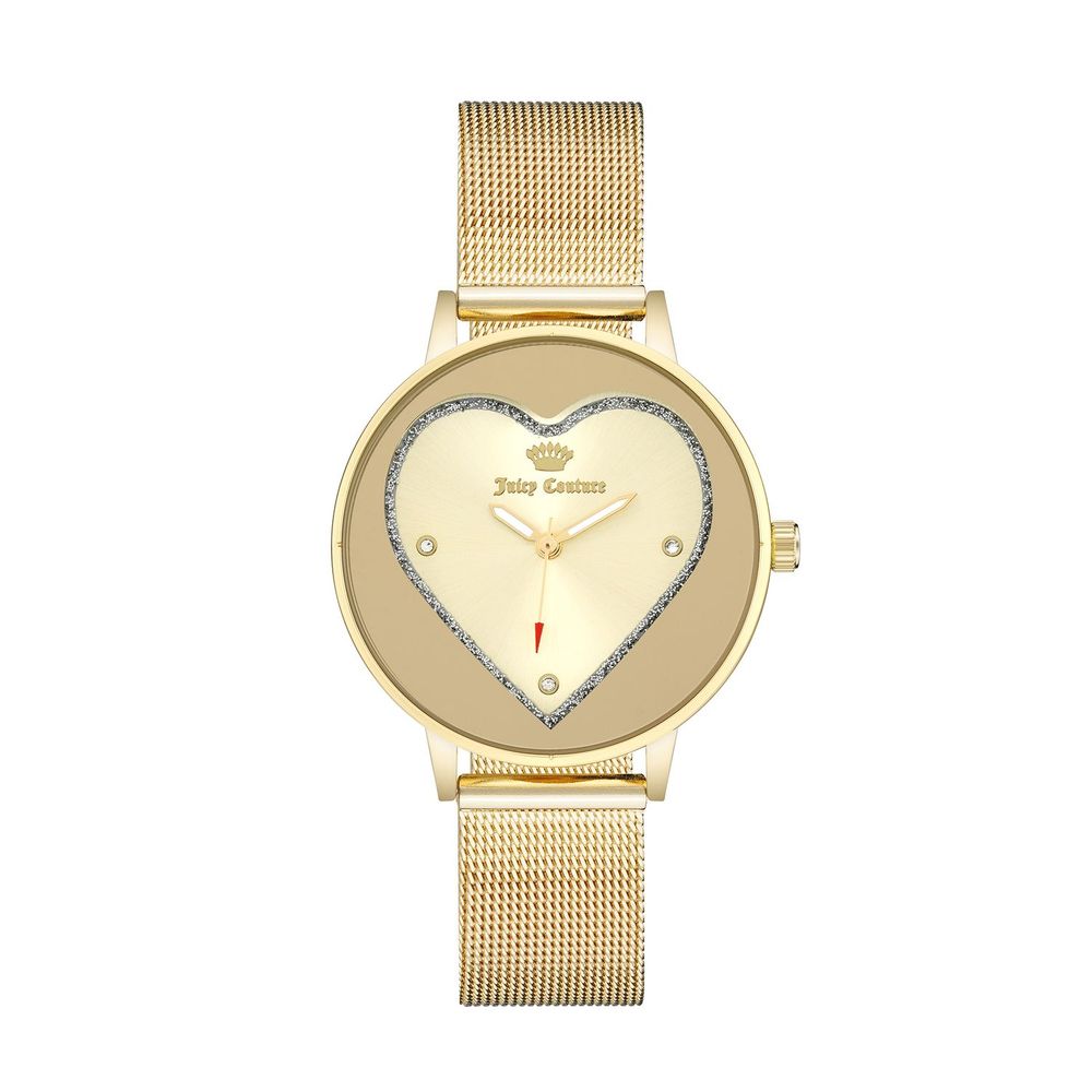 Ceas Juicy Couture din oțel inoxidabil auriu