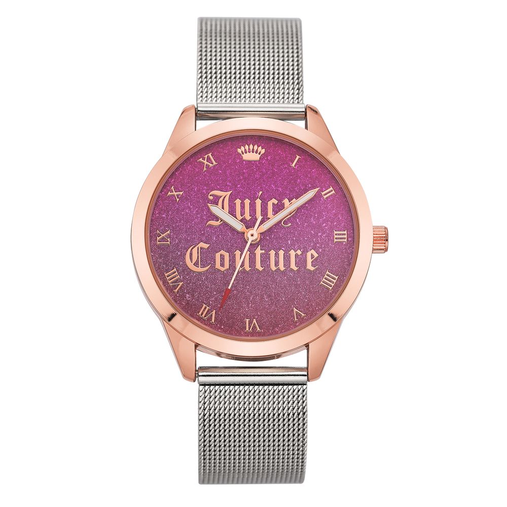 Ceas Juicy Couture din oțel inoxidabil argintiu