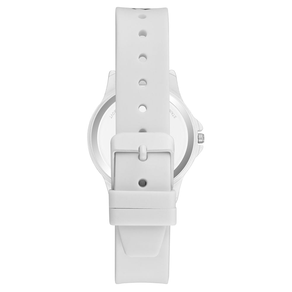 Ceas Juicy Couture cu aur alb și material sintetic