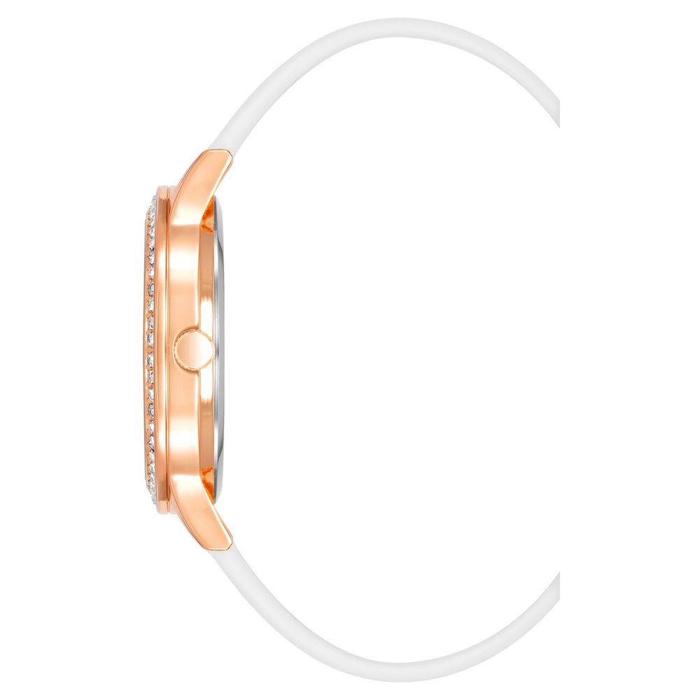 Ceas Juicy Couture cu aur alb și material sintetic