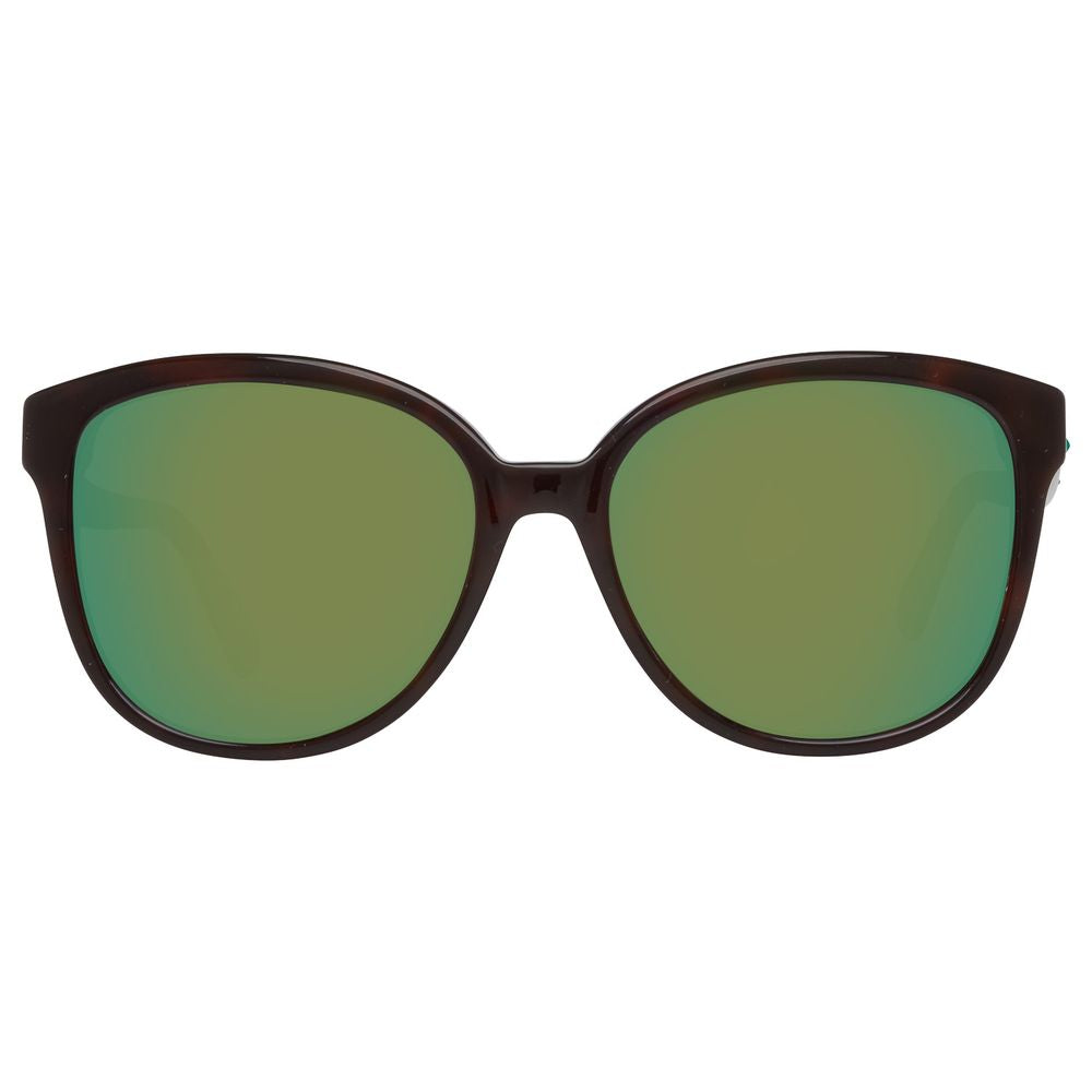Ochelari de soare Just Cavalli maro din plastic
