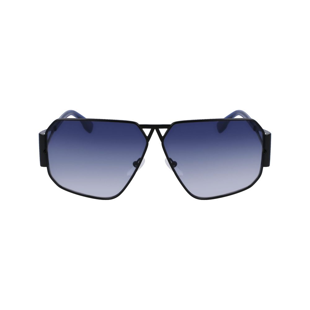 Ochelari de soare Karl Lagerfeld din metal negru