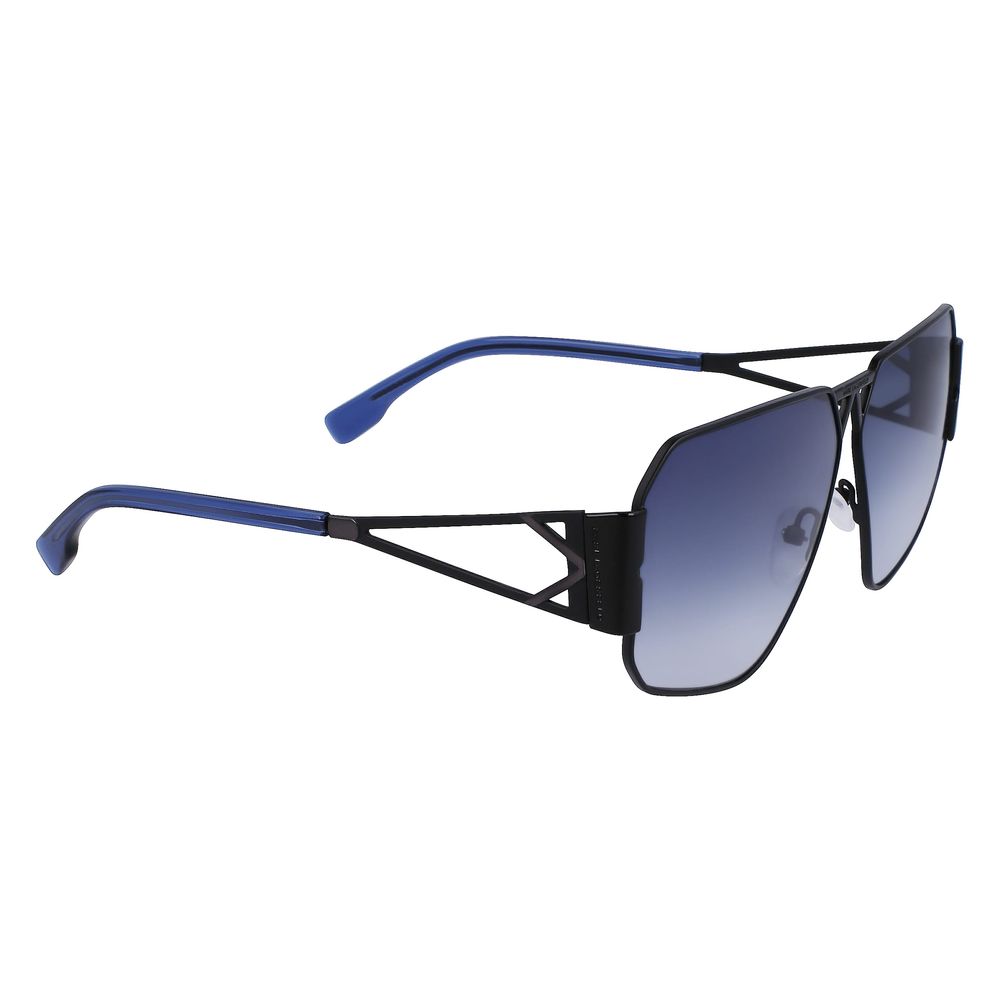 Ochelari de soare Karl Lagerfeld din metal negru