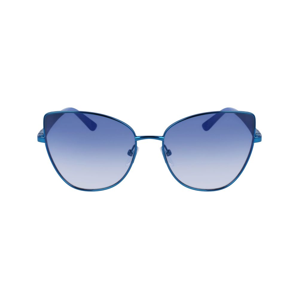 Ochelari de soare Karl Lagerfeld din metal albastru
