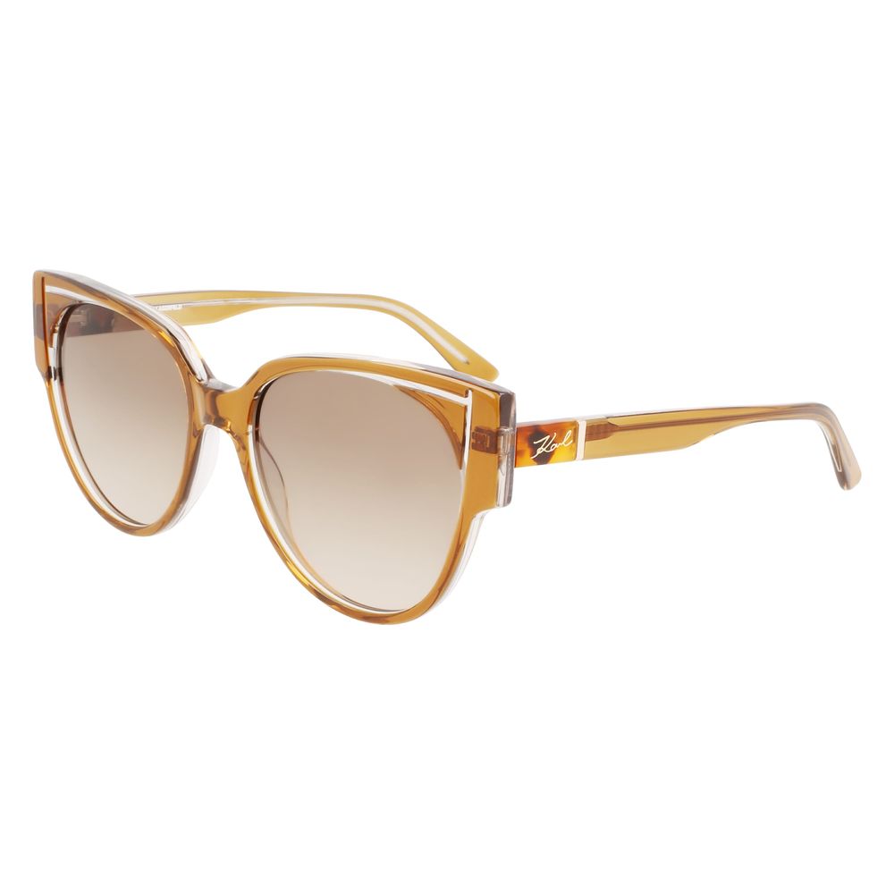 Ochelari de soare Karl Lagerfeld maro cu model Haircal