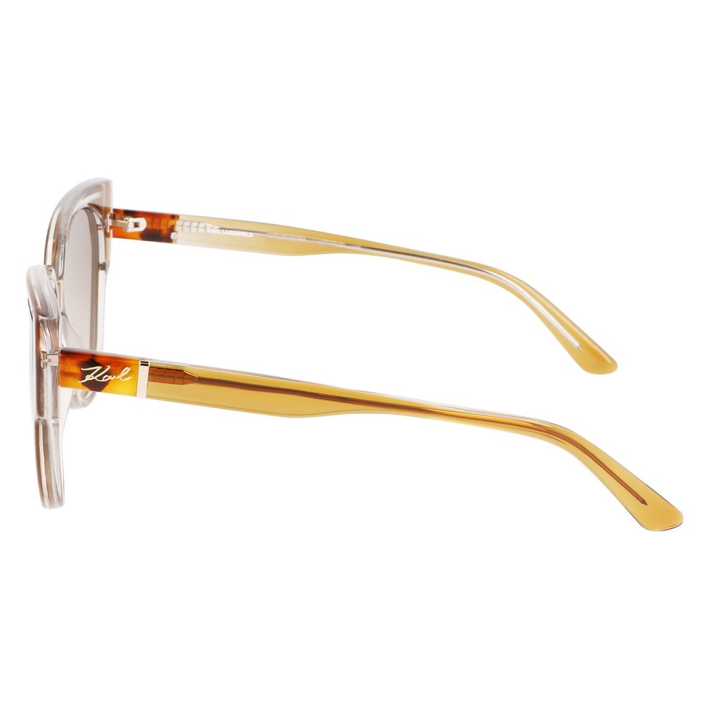 Ochelari de soare Karl Lagerfeld maro cu model Haircal