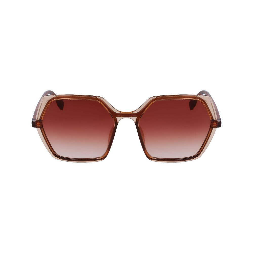 Ochelari de soare Karl Lagerfeld maro injectați