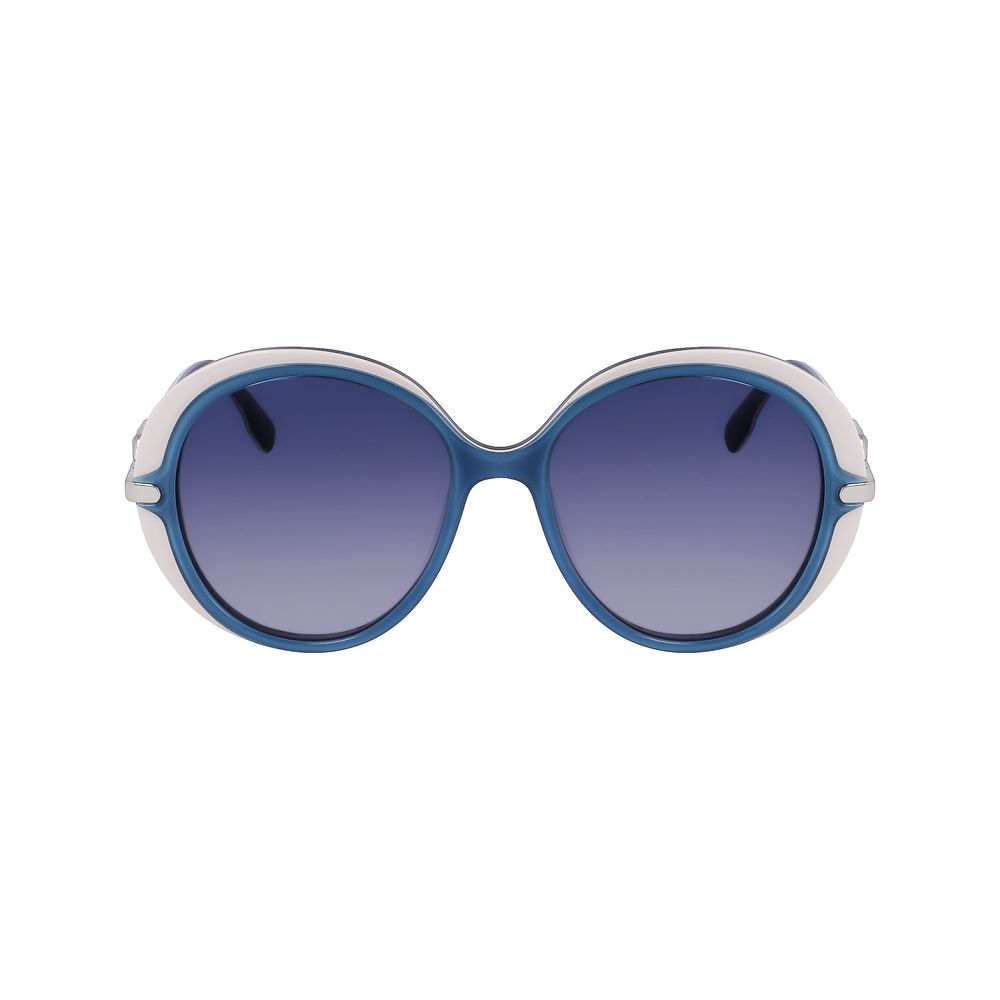 Ochelari de soare Karl Lagerfeld albaștri cu model Haircalf
