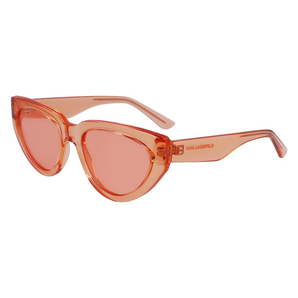 Ochelari de soare Karl Lagerfeld portocalii injectați