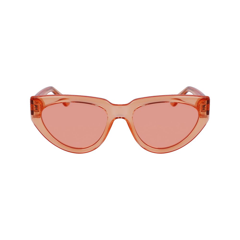 Ochelari de soare Karl Lagerfeld portocalii injectați