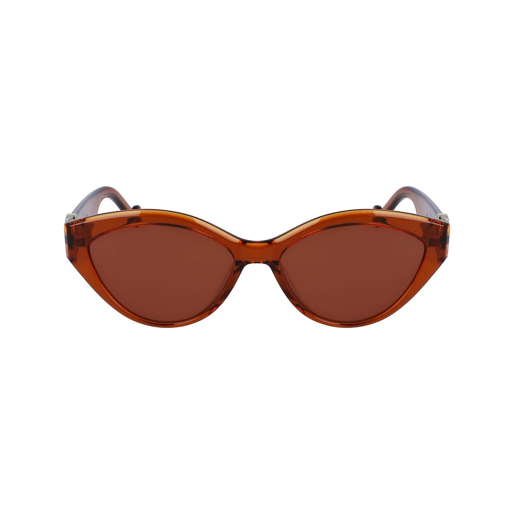 Liu Jo – Braune Sonnenbrille aus Kalbshaar