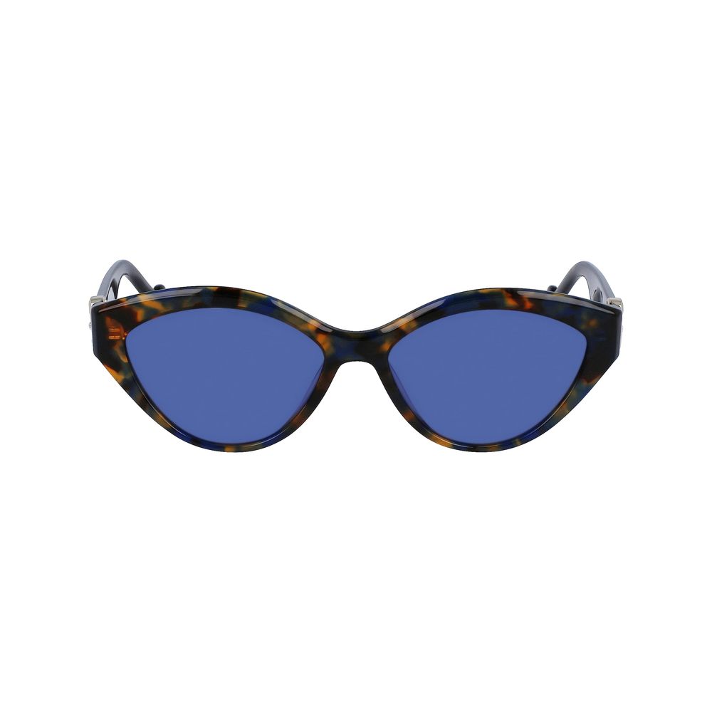 Liu Jo – Blaue Sonnenbrille aus Kalbshaar