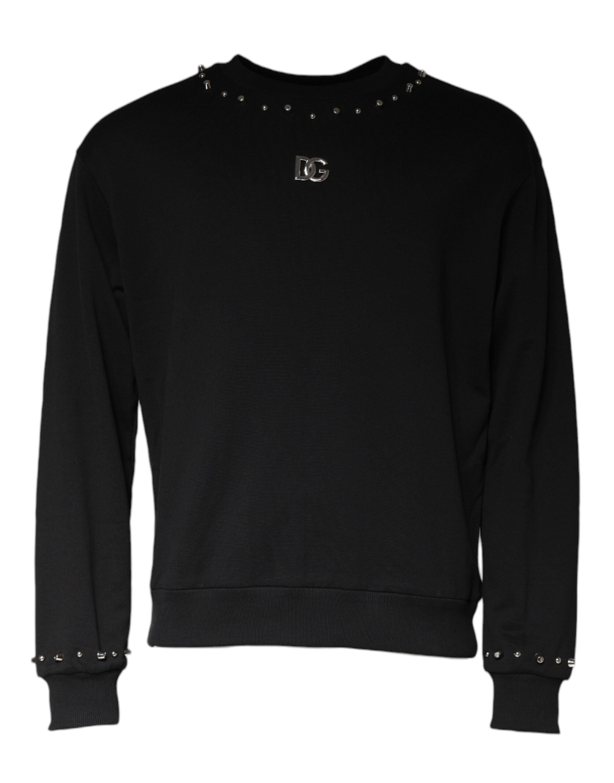Hanorac Dolce &amp; Gabbana cu logo negru și știfturi