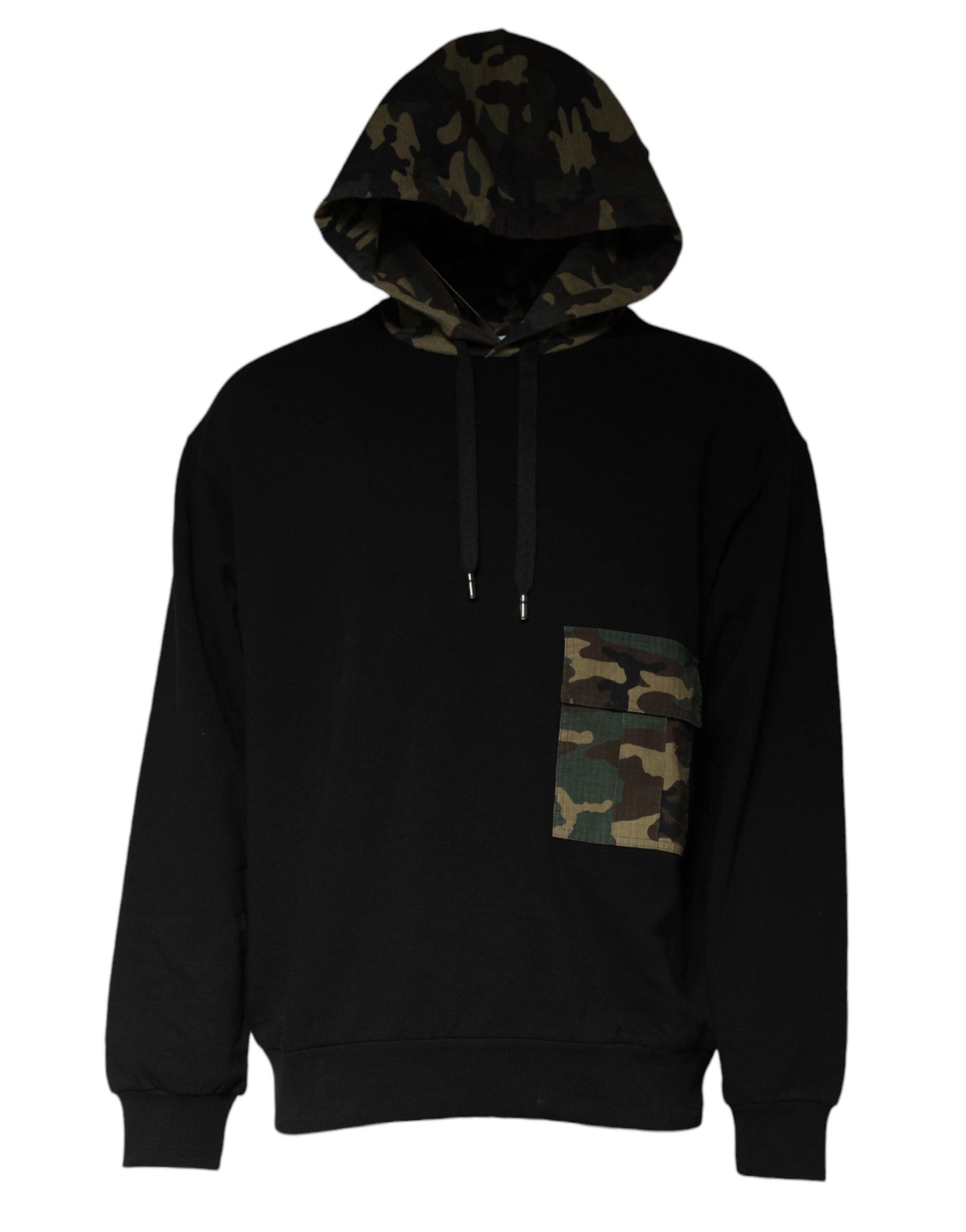 Hanorac cu glugă Dolce &amp; Gabbana negru camuflaj