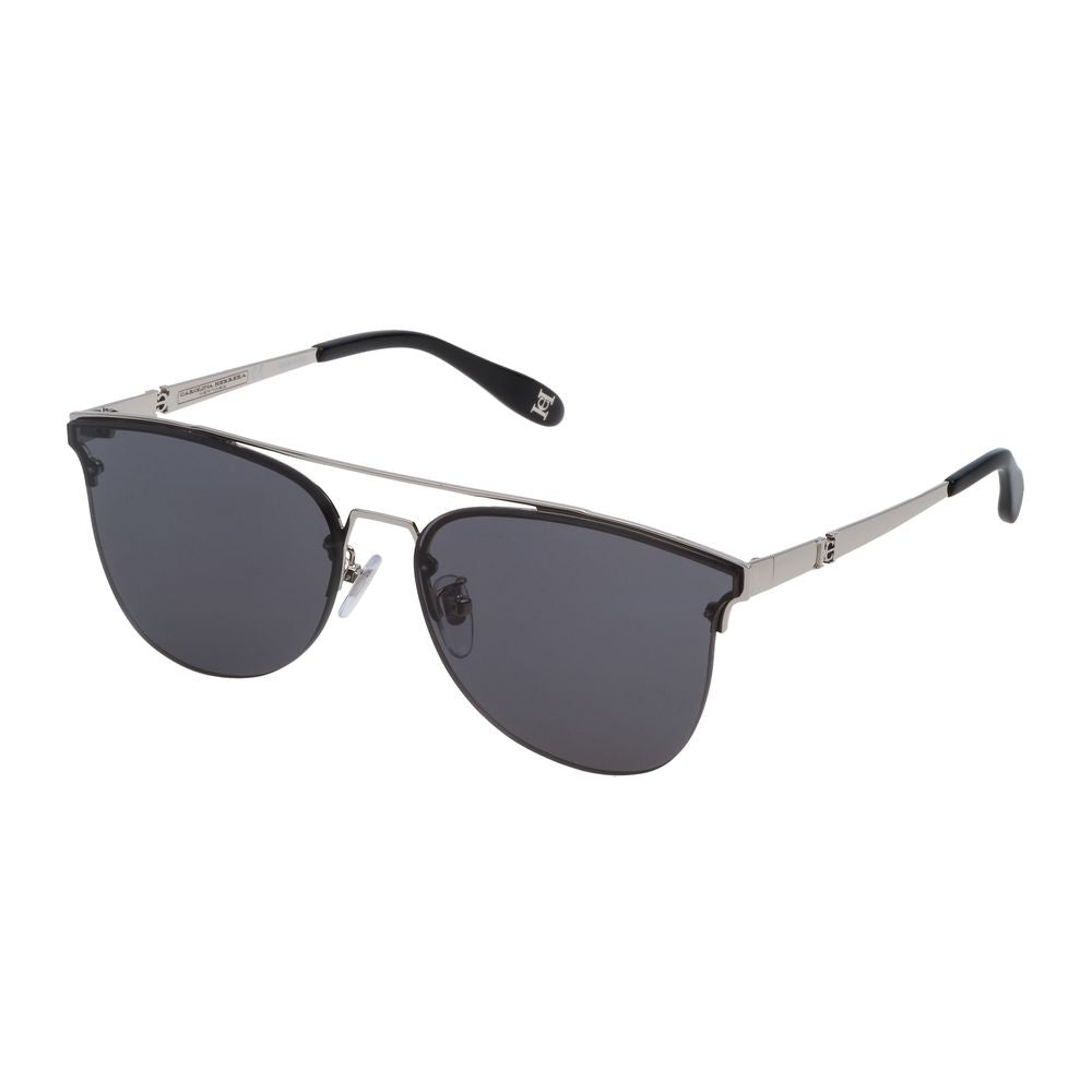 Ochelari de soare din metal argintiu Carolina Herrera NY